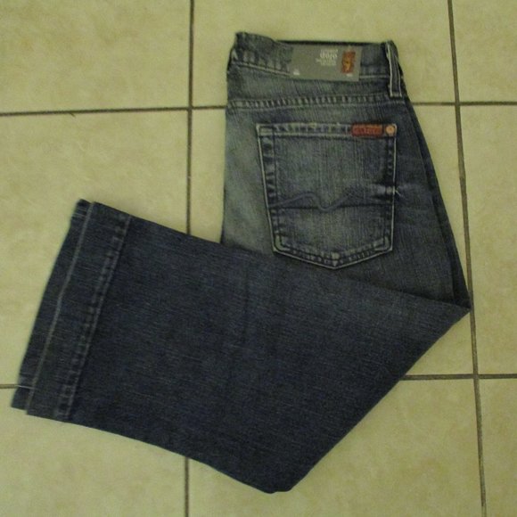 7 FOR ALL MANKIND ~ DOJO JEANS ~ CROPPED 27 - Picture 9 of 14